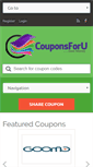 Mobile Screenshot of couponsforu.com